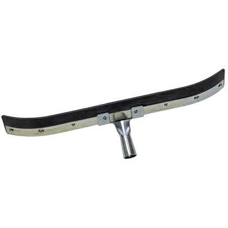 The Brush Man 24 in Curved End Floor Squeegee, Black Buna Blend Rubber, 6PK FS324C